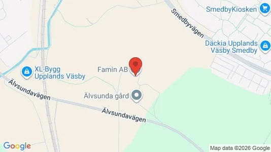 Lägenheter att hyra i Upplands Väsby - kort over placeringen