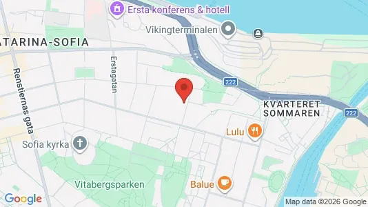 Lägenheter att hyra i Södermalm - kort over placeringen