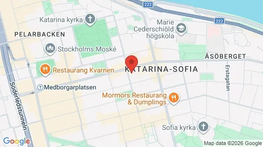 Lägenheter att hyra i Södermalm - kort over placeringen