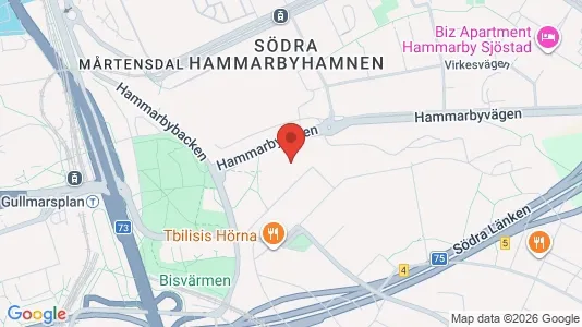 Lägenheter att hyra i Söderort - kort over placeringen