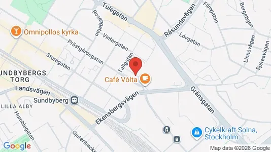 Lägenheter att hyra i Sundbyberg - kort over placeringen