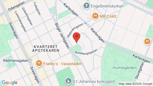 Lägenheter att hyra i Östermalm - kort over placeringen