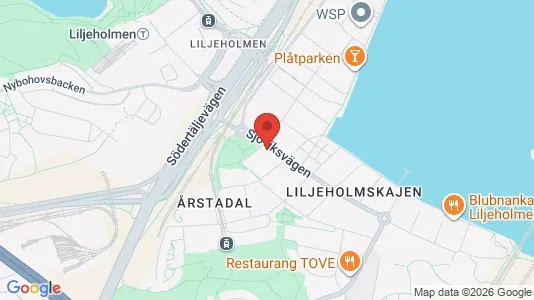 Lägenheter att hyra i Södermalm - kort over placeringen
