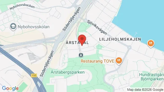 Lägenheter att hyra i Södermalm - kort over placeringen