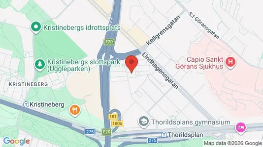 Lägenheter att hyra i Kungsholmen - kort over placeringen