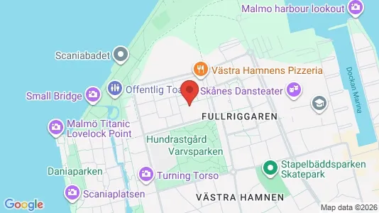 Lägenheter att hyra i Malmö Centrum - kort over placeringen