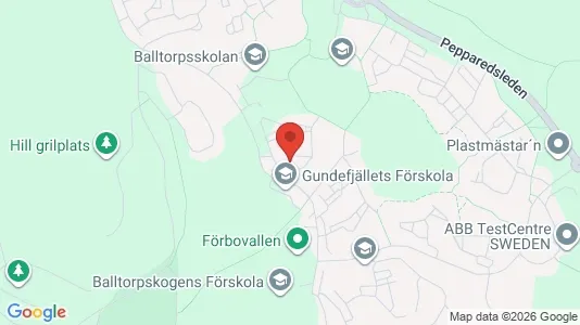 Lägenheter att hyra i Mölndal - kort over placeringen