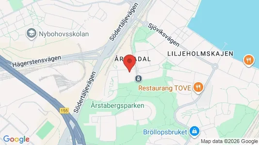 Lägenheter att hyra i Södermalm - kort over placeringen