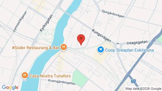 Lägenheter att hyra i Eskilstuna - kort over placeringen