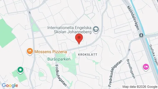 Lägenheter att hyra i Johanneberg - kort over placeringen