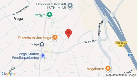 Lägenheter att hyra i Haninge - kort over placeringen