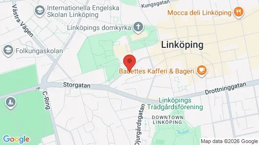 Lägenheter att hyra i Linköping - kort over placeringen