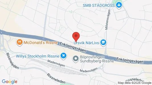 Lägenheter att hyra i Sundbyberg - kort over placeringen