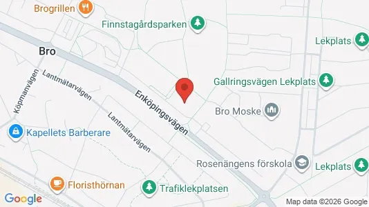 Lägenheter att hyra i Upplands-Bro - kort over placeringen
