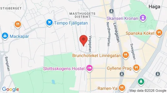 Lägenheter att hyra i Göteborg Centrum - kort over placeringen