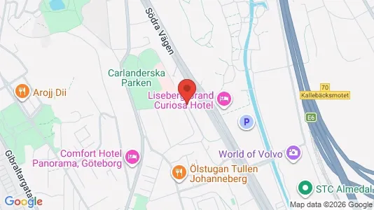 Lägenheter att hyra i Johanneberg - kort over placeringen