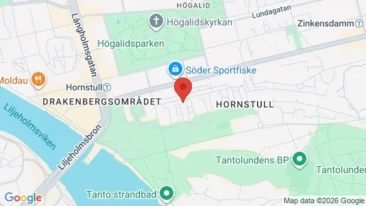 Lägenheter att hyra i Södermalm - kort over placeringen