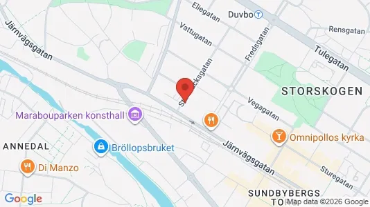 Lägenheter att hyra i Sundbyberg - kort over placeringen