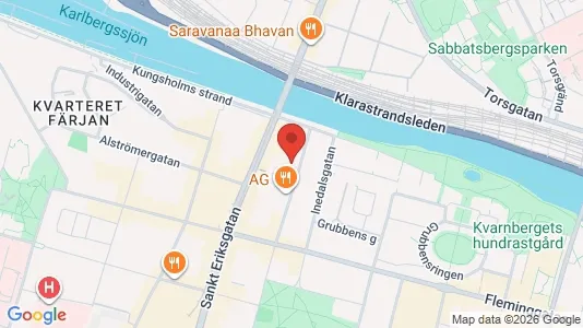 Lägenheter att hyra i Kungsholmen - kort over placeringen