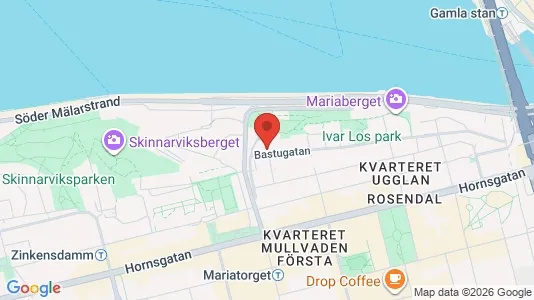 Lägenheter att hyra i Södermalm - kort over placeringen
