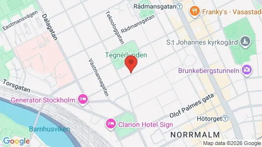 Lägenheter att hyra i Stockholm Innerstad - kort over placeringen