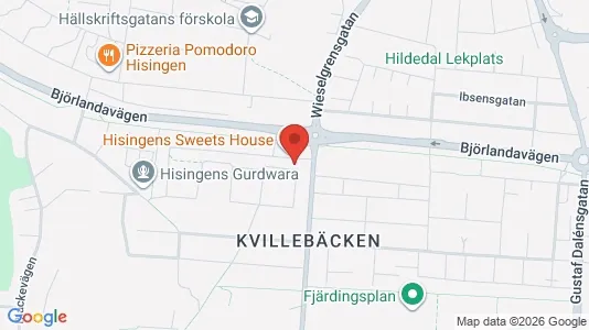 Lägenheter att hyra i Lundby - kort over placeringen