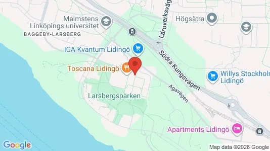 Lägenheter att hyra i Lidingö - kort over placeringen