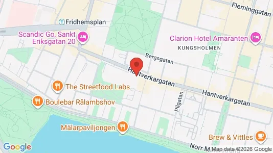 Lägenheter att hyra i Kungsholmen - kort over placeringen