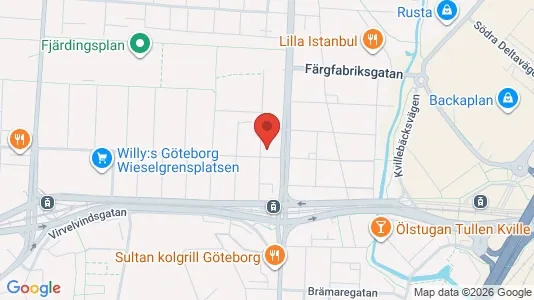 Lägenheter att hyra i Lundby - kort over placeringen