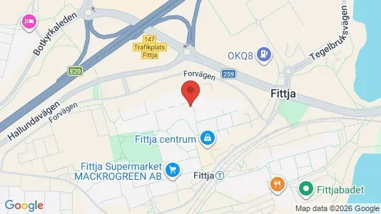 Lägenheter att hyra i Botkyrka - kort over placeringen
