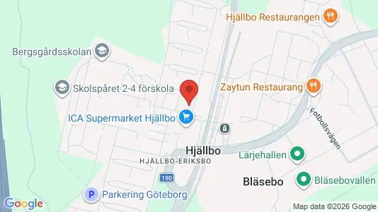 Lägenheter att hyra i Angered - kort over placeringen
