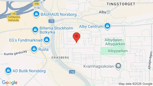 Lägenheter att hyra i Botkyrka - kort over placeringen