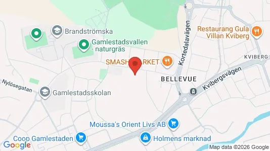 Lägenheter att hyra i Göteborg Östra - kort over placeringen