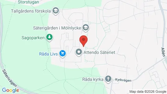 Lägenheter att hyra i Härryda - kort over placeringen