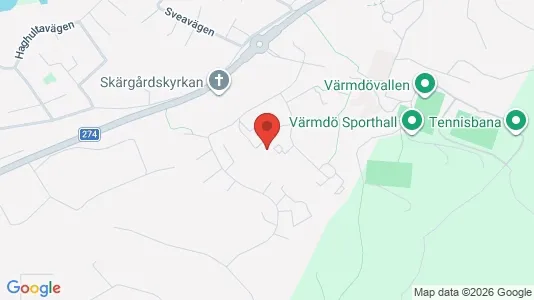 Lägenheter att hyra i Värmdö - kort over placeringen