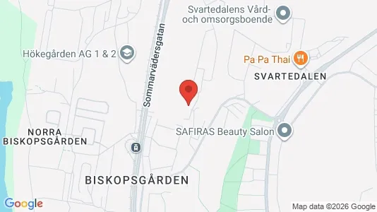 Lägenheter att hyra i Västra hisingen - kort over placeringen