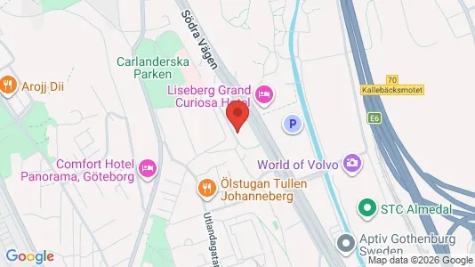 Lägenheter att hyra i Johanneberg - kort over placeringen