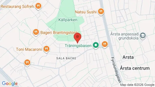 Lägenheter att hyra i Uppsala - kort over placeringen