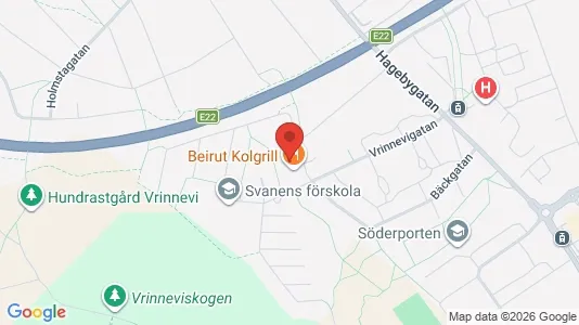 Lägenheter att hyra i Norrköping - kort over placeringen