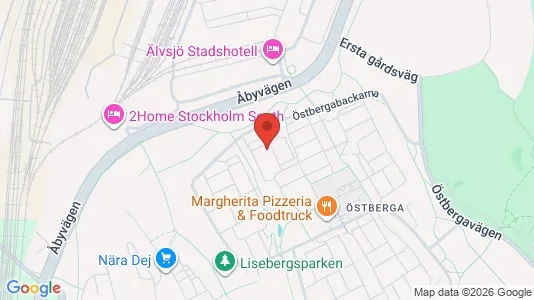 Lägenheter att hyra i Söderort - kort over placeringen