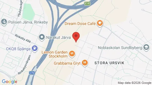 Lägenheter att hyra i Sundbyberg - kort over placeringen