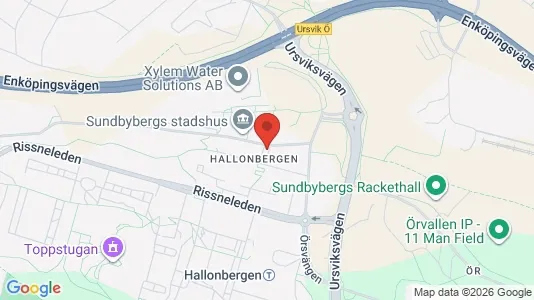 Lägenheter att hyra i Sundbyberg - kort over placeringen