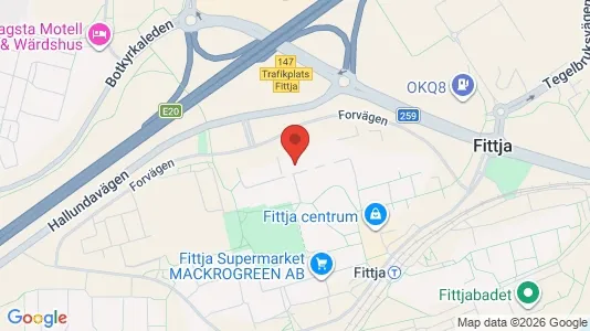Lägenheter att hyra i Botkyrka - kort over placeringen