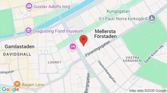 Lägenheter att hyra i Malmö Centrum - kort over placeringen
