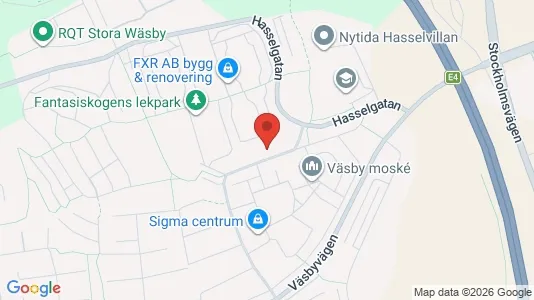 Lägenheter att hyra i Upplands Väsby - kort over placeringen