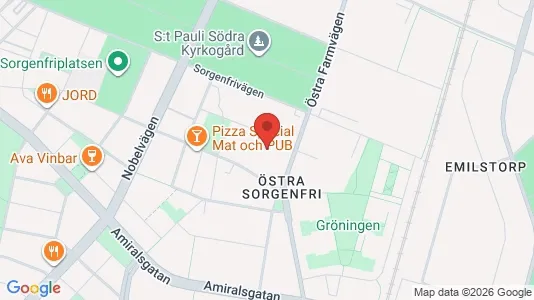 Lägenheter att hyra i Malmö Centrum - kort over placeringen
