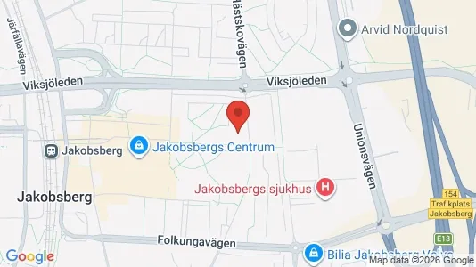 Lägenheter att hyra i Järfälla - kort over placeringen