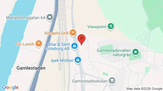 Lägenheter att hyra i Göteborg Östra - kort over placeringen