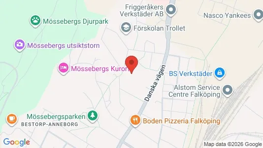 Lägenheter att hyra i Falköping - kort over placeringen