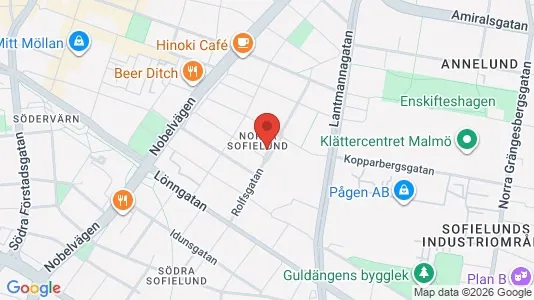 Lägenheter att hyra i Sofielund - kort over placeringen
